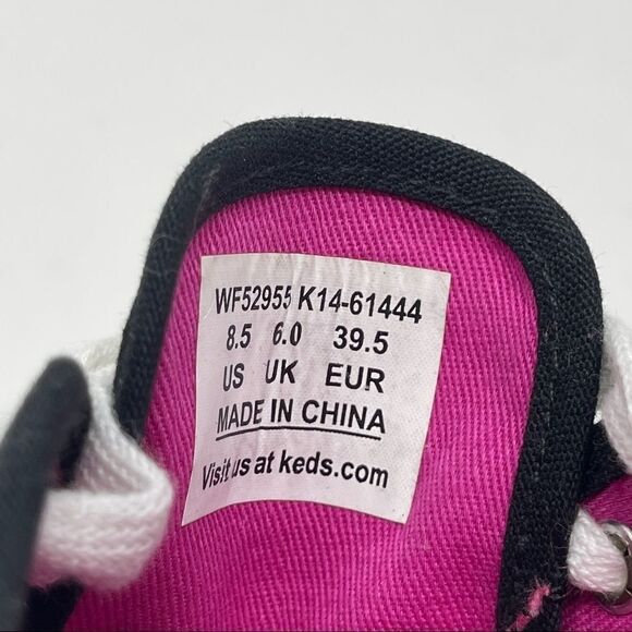 Kate Spade New York KEDS Sneaker Love Black White MISMATCHED Size 8.5Right 9Left - Picture 9 of 11